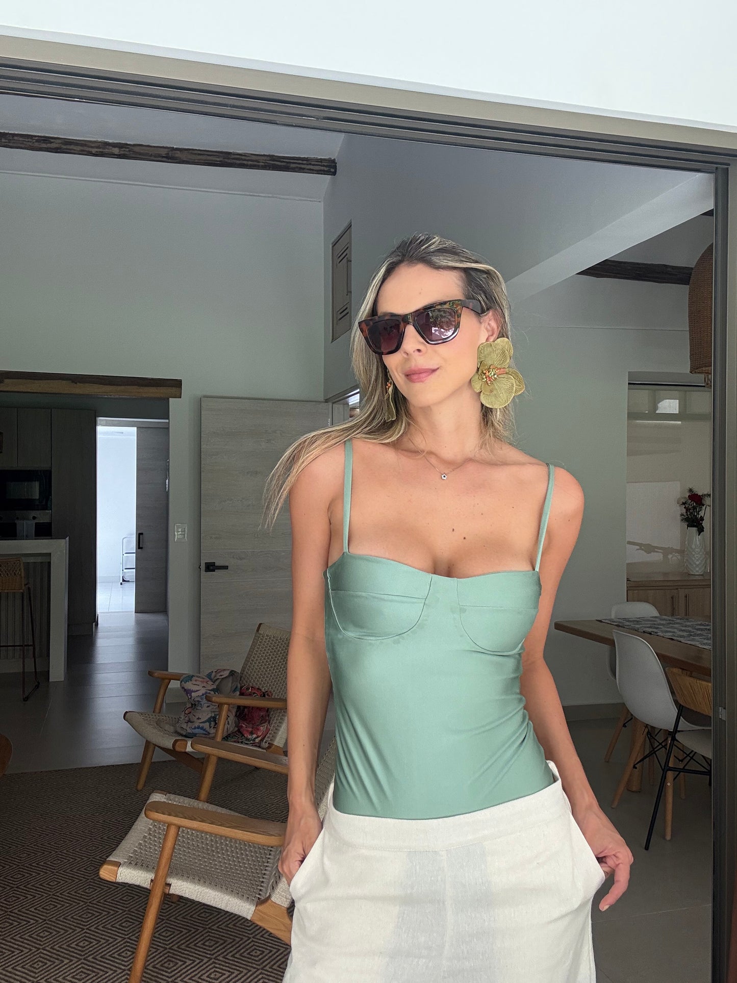Body verde pistacho