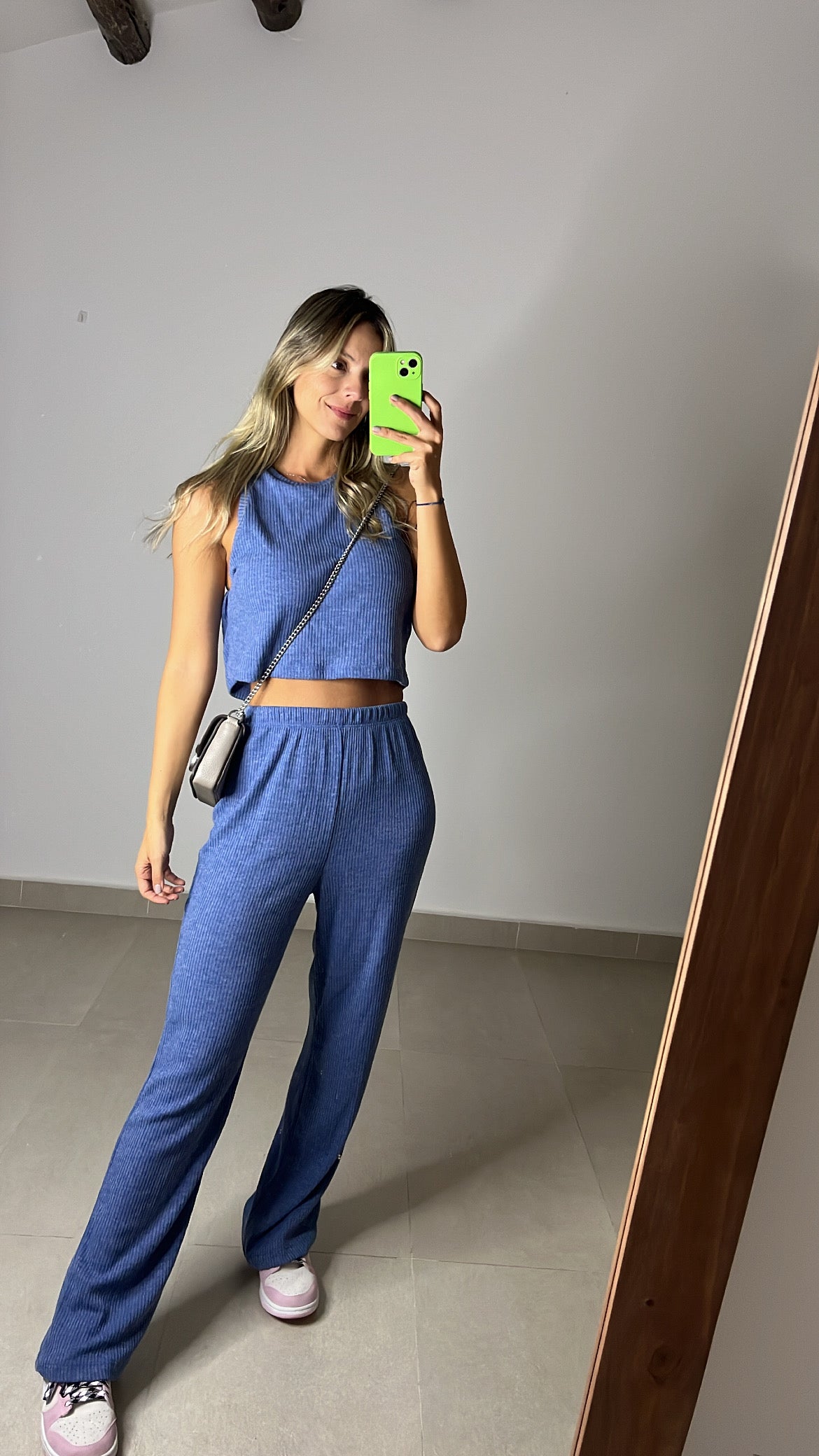 Set comfy azul