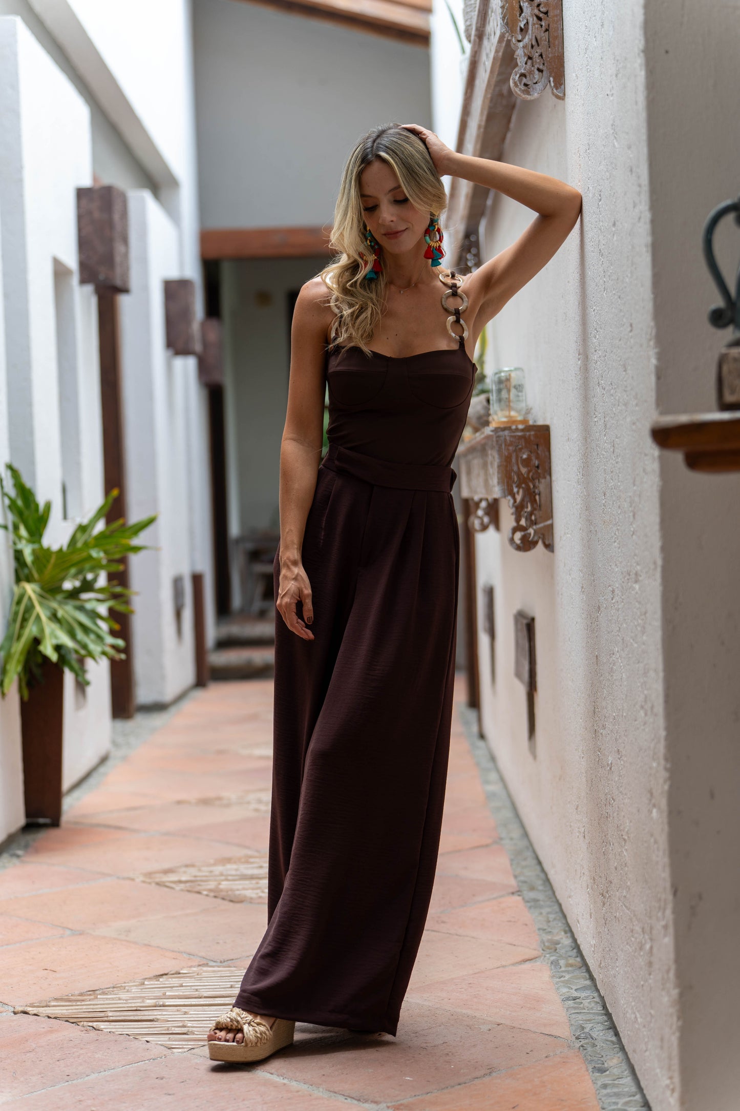 Body bustier chocolate