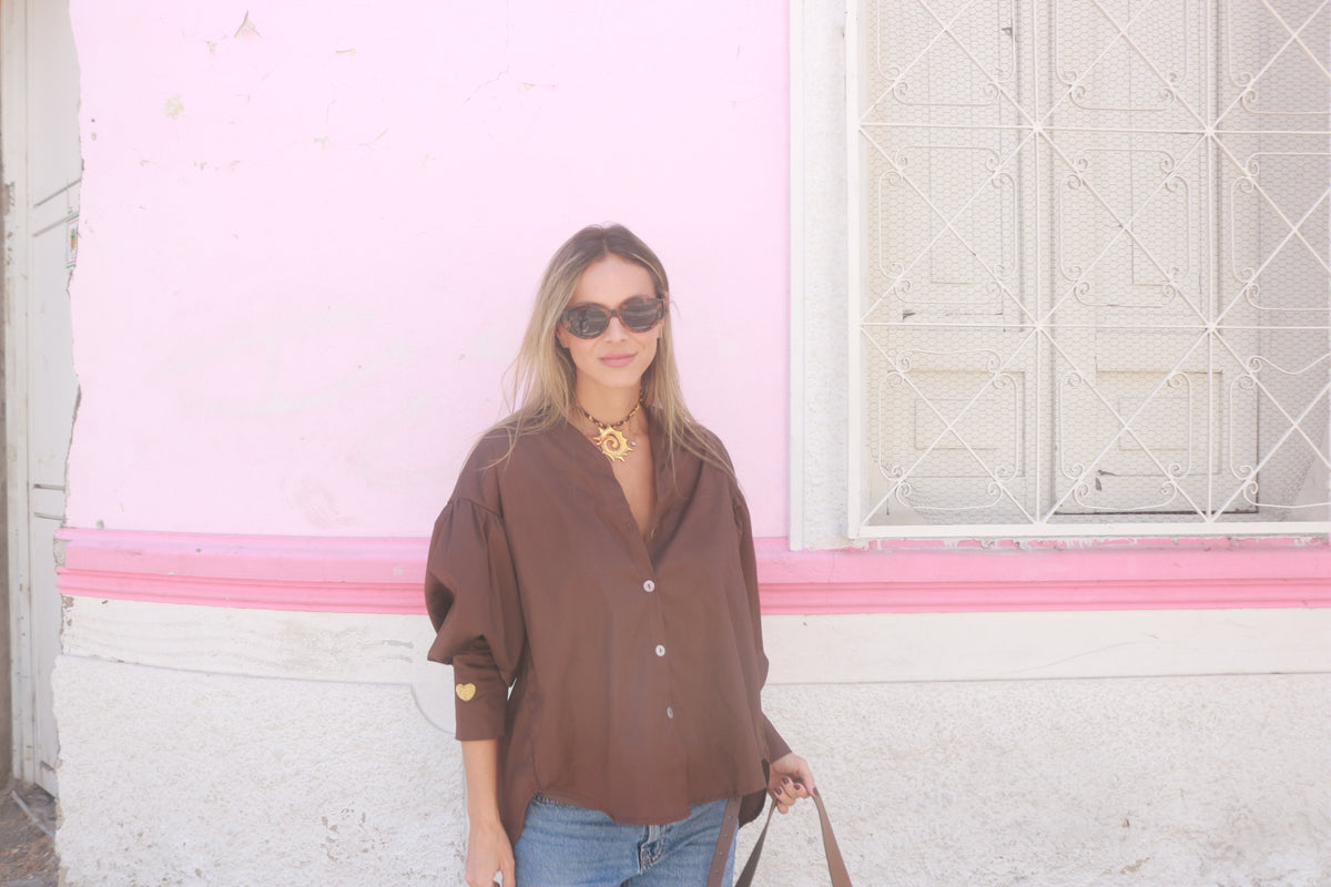 CAMISA CHOCOLATE