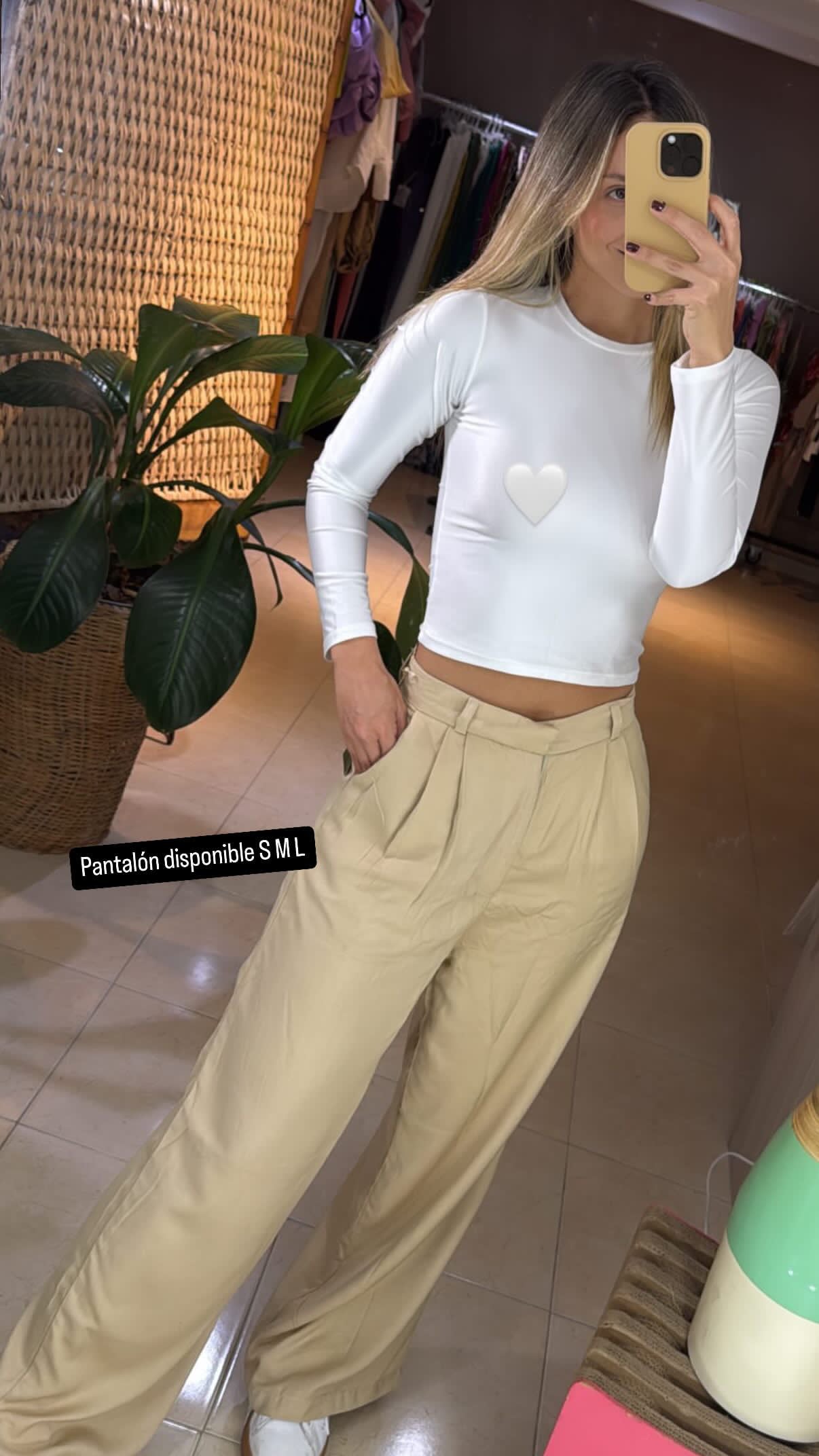 Pantalón beige