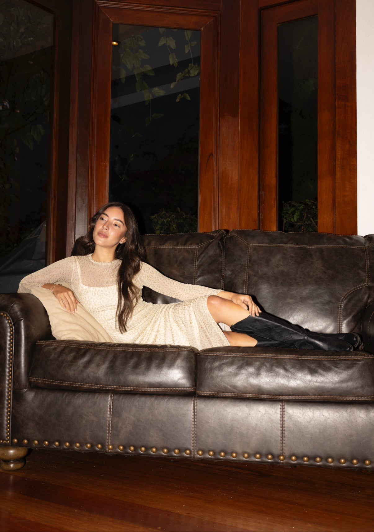 Vestido brillo Animal Print