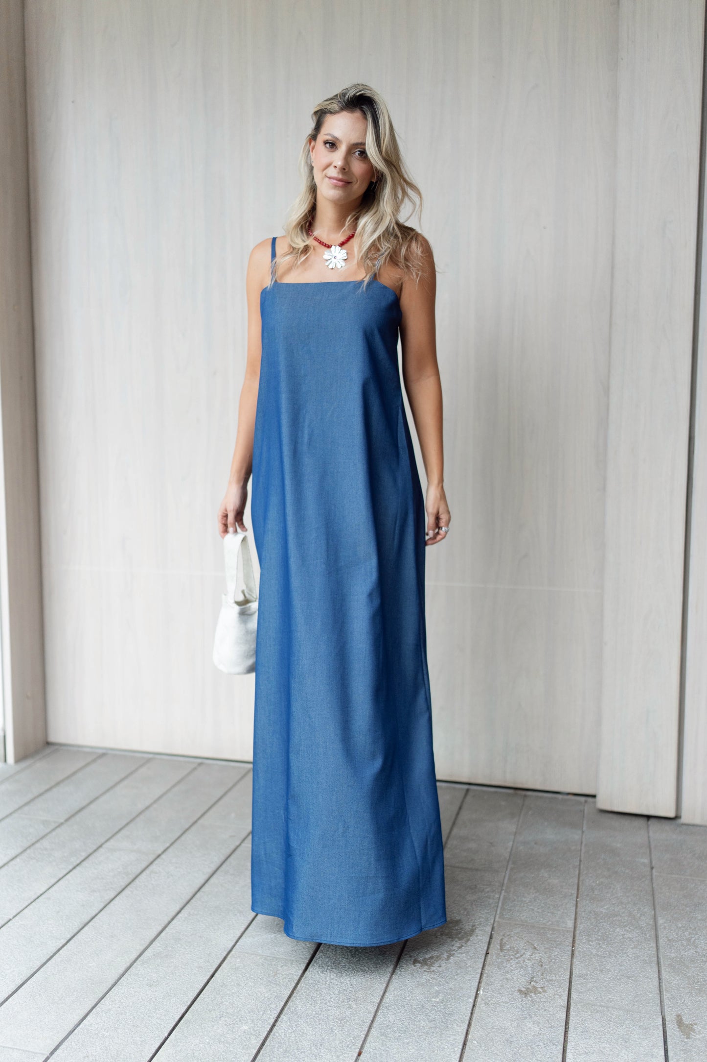 Vestido Chambray