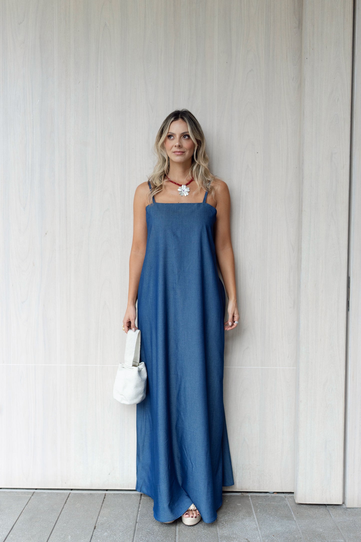 Vestido Chambray