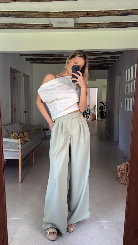 Pantalon verde claro