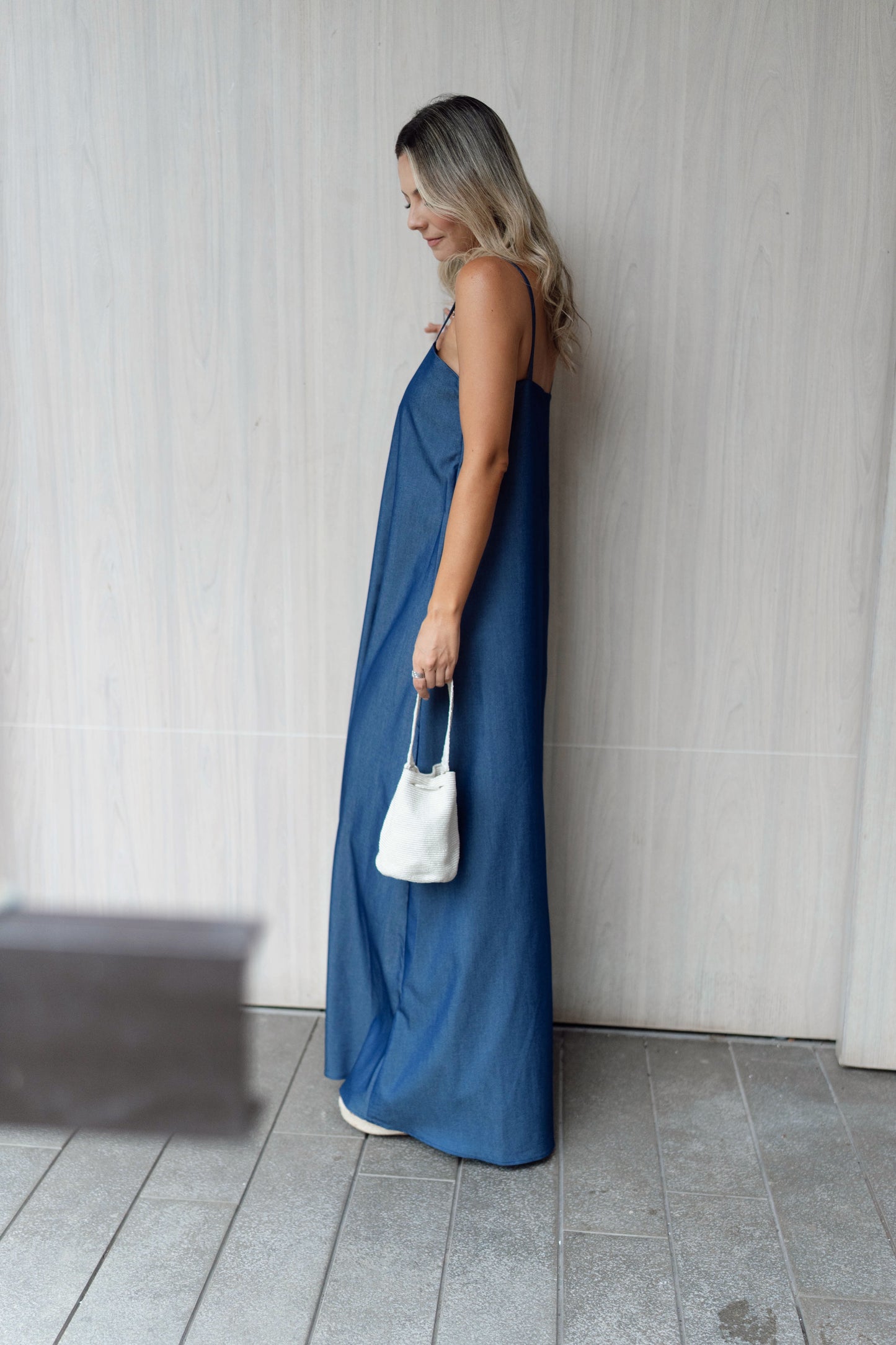 Vestido Chambray